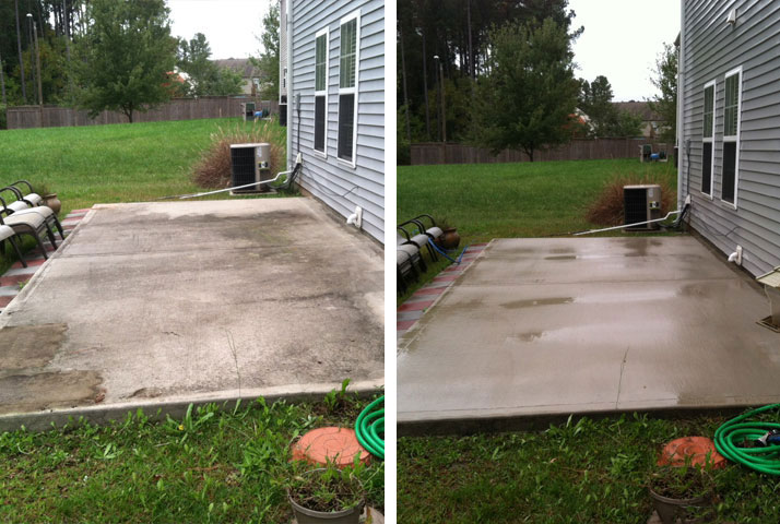 Patios can look easily look disgusting after only a few months.